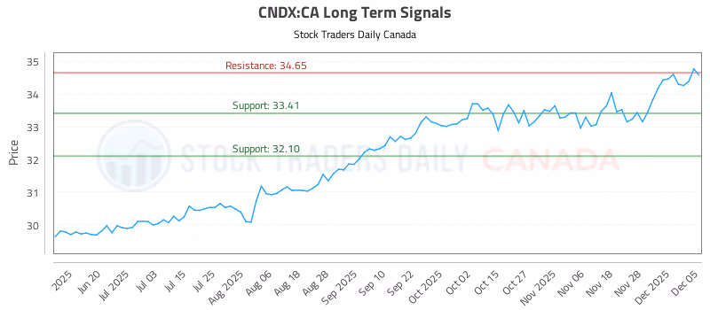 Stock Chart for CNDX:CA
