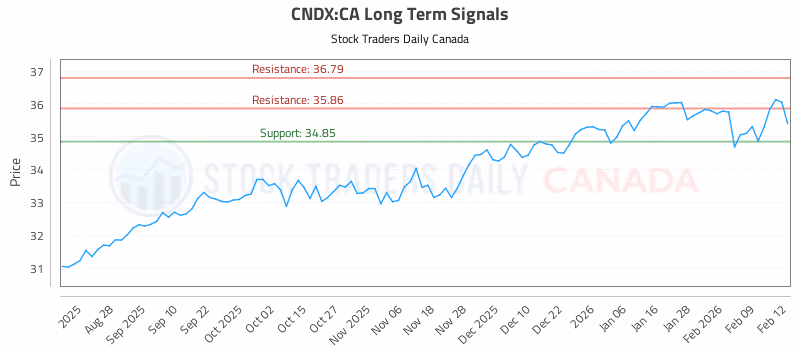 Stock Chart for CNDX:CA