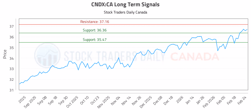 Stock Chart for CNDX:CA