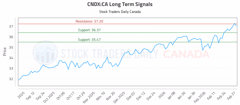 Stock Chart for CNDX:CA