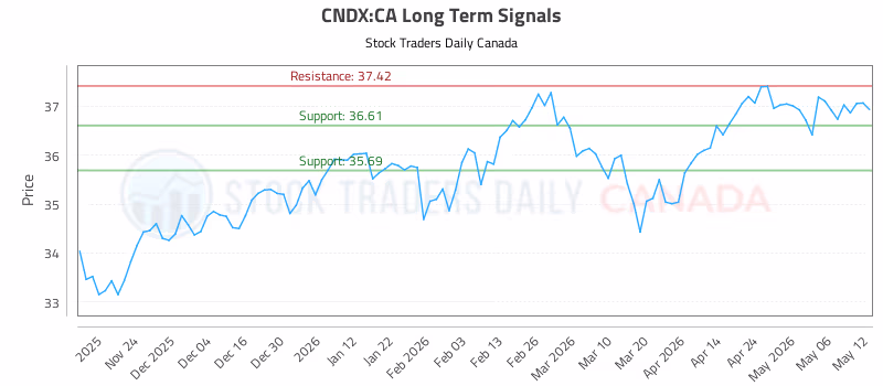 Stock Chart for CNDX:CA