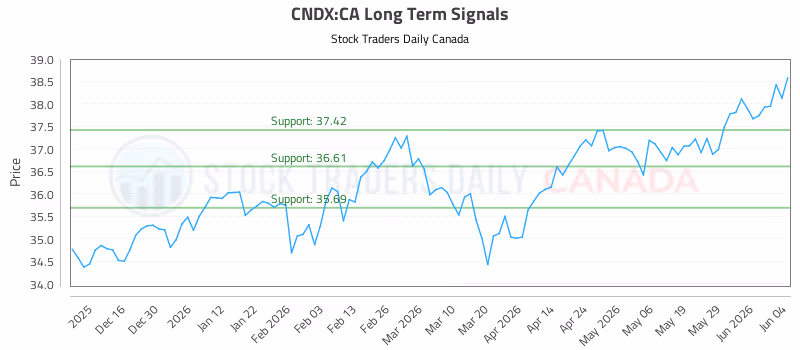 Stock Chart for CNDX:CA