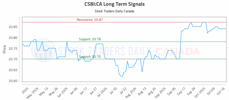 Stock Chart for CSBI:CA
