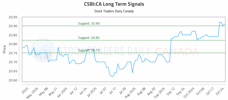 Stock Chart for CSBI:CA