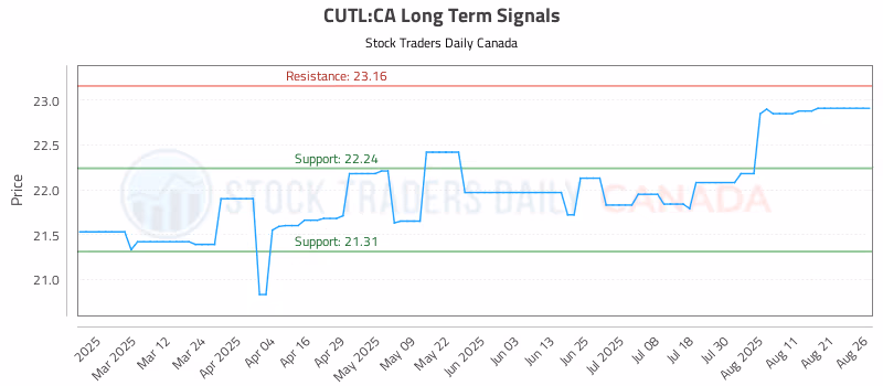 Stock Chart for CUTL:CA