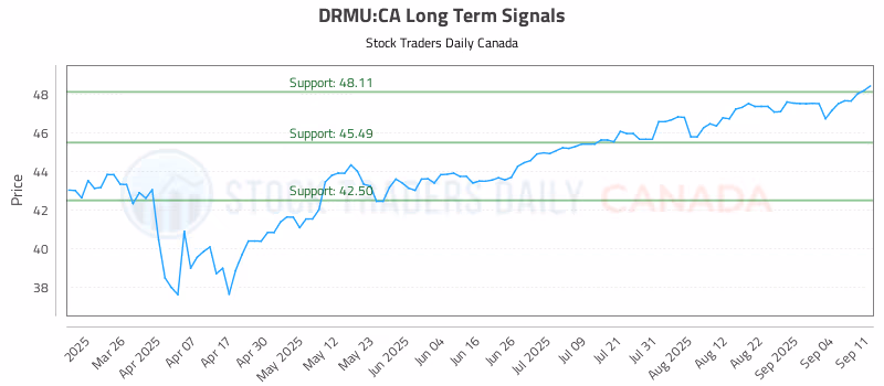 Stock Chart for DRMU:CA