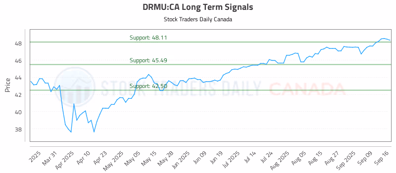 Stock Chart for DRMU:CA