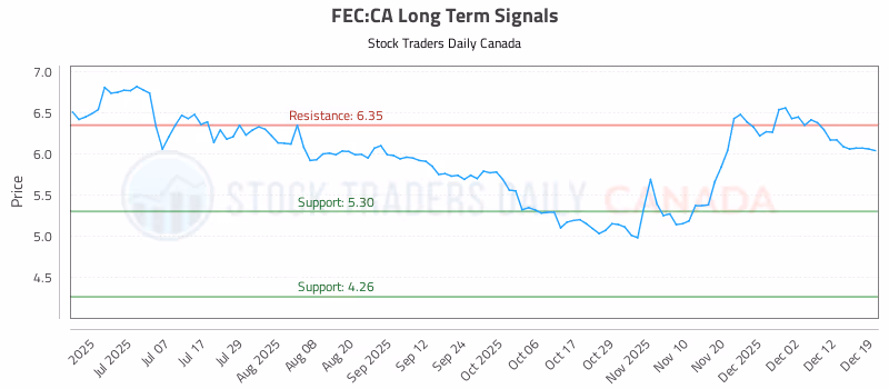 Stock Chart for FEC:CA