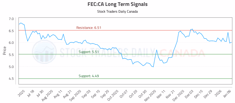Stock Chart for FEC:CA