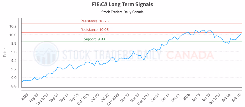 Stock Chart for FIE:CA