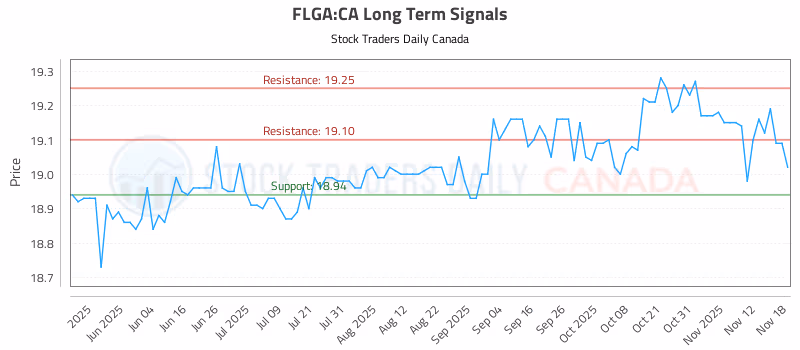 Stock Chart for FLGA:CA