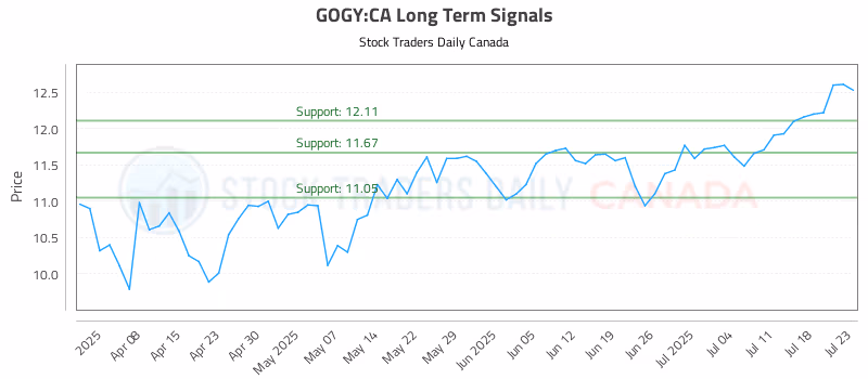 Stock Chart for GOGY:CA