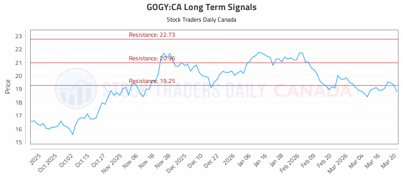 Stock Chart for GOGY:CA