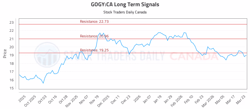 Stock Chart for GOGY:CA