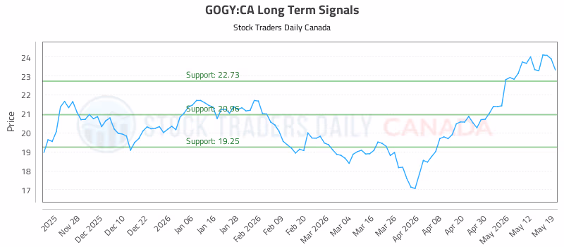 Stock Chart for GOGY:CA