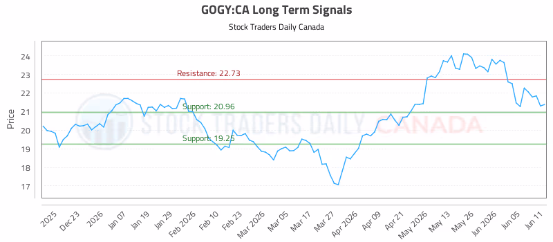 Stock Chart for GOGY:CA