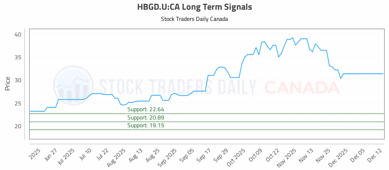 Stock Chart for HBGD.U:CA