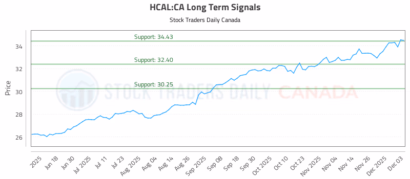 Stock Chart for HCAL:CA