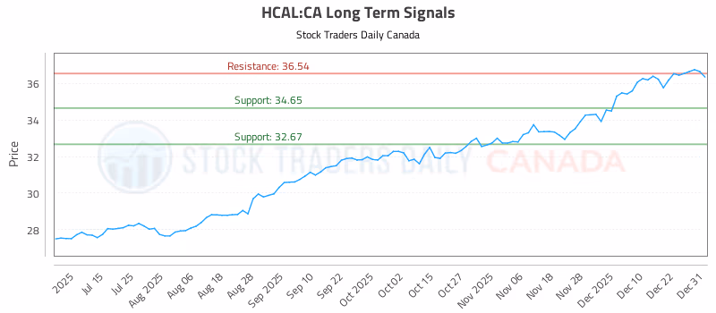 Stock Chart for HCAL:CA