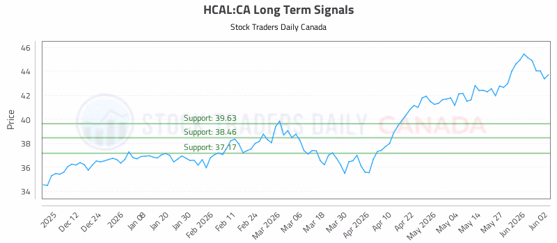 Stock Chart for HCAL:CA
