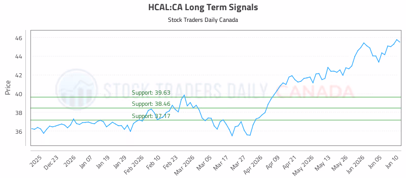 Stock Chart for HCAL:CA