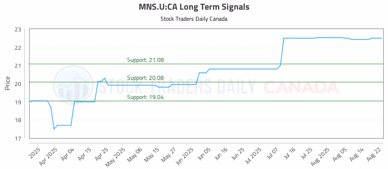 Stock Chart for MNS.U:CA