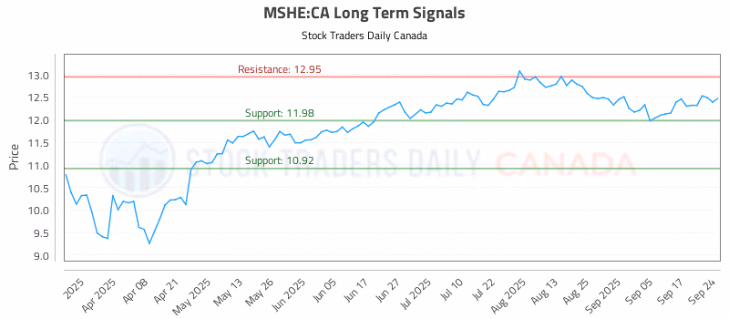 Stock Chart for MSHE:CA