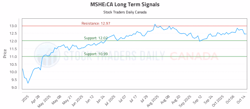 Stock Chart for MSHE:CA