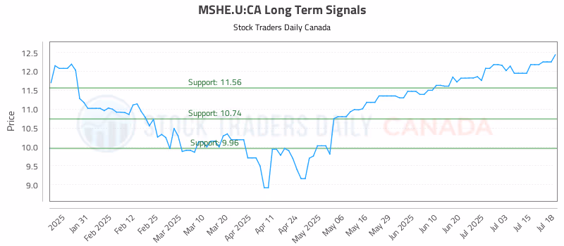 Stock Chart for MSHE.U:CA