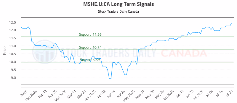 Stock Chart for MSHE.U:CA