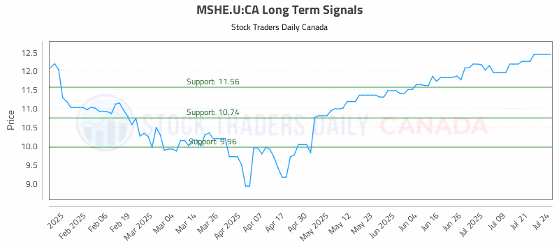 Stock Chart for MSHE.U:CA