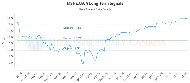 Stock Chart for MSHE.U:CA