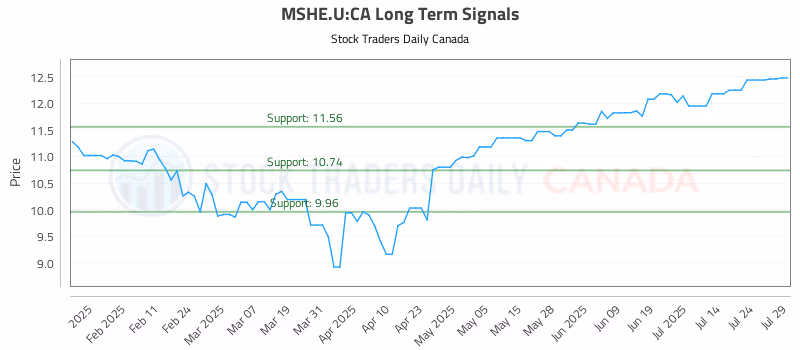 Stock Chart for MSHE.U:CA
