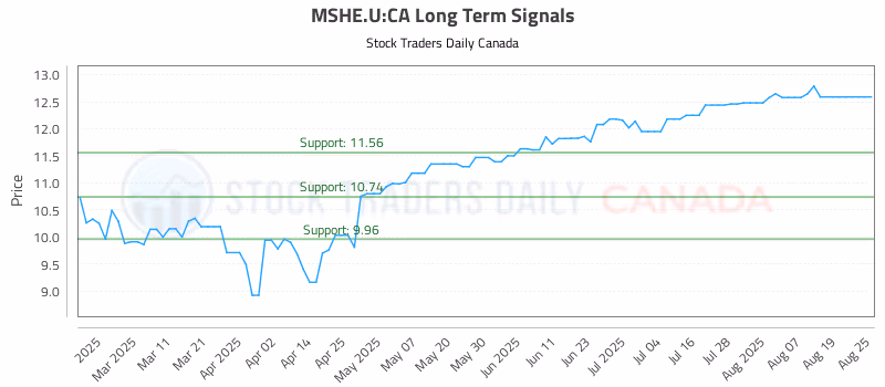 Stock Chart for MSHE.U:CA