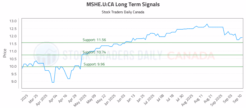 Stock Chart for MSHE.U:CA