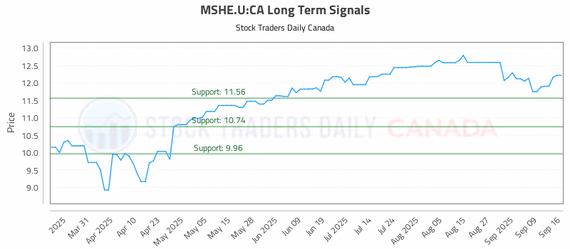 Stock Chart for MSHE.U:CA