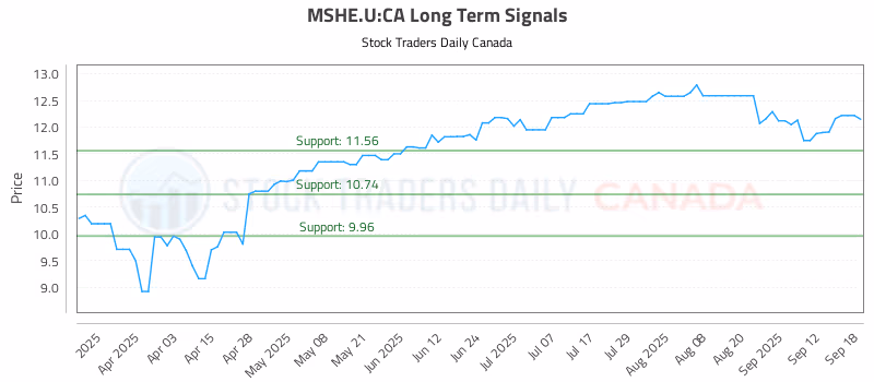 Stock Chart for MSHE.U:CA
