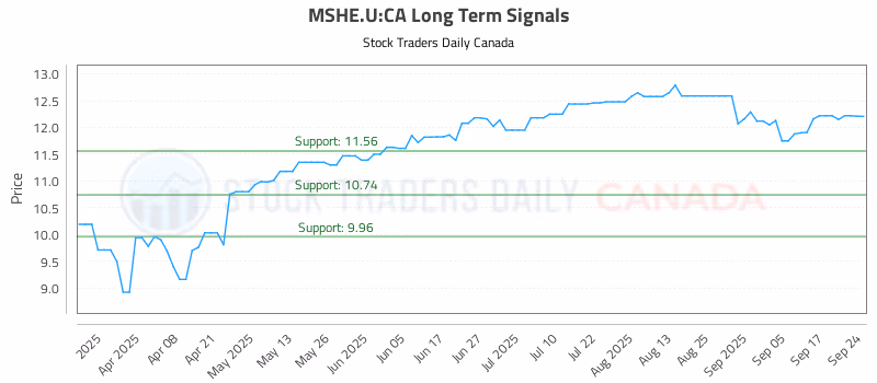 Stock Chart for MSHE.U:CA
