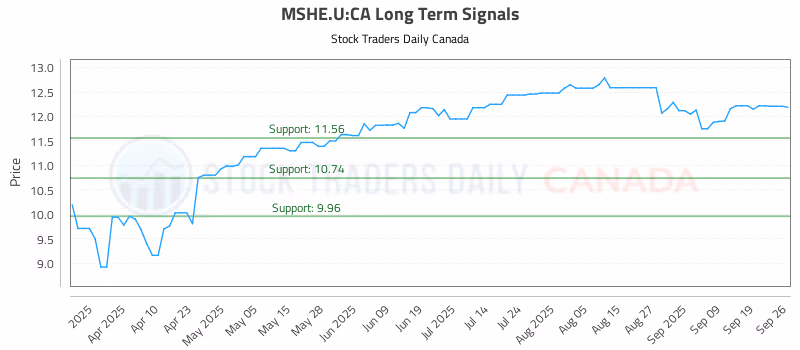 Stock Chart for MSHE.U:CA