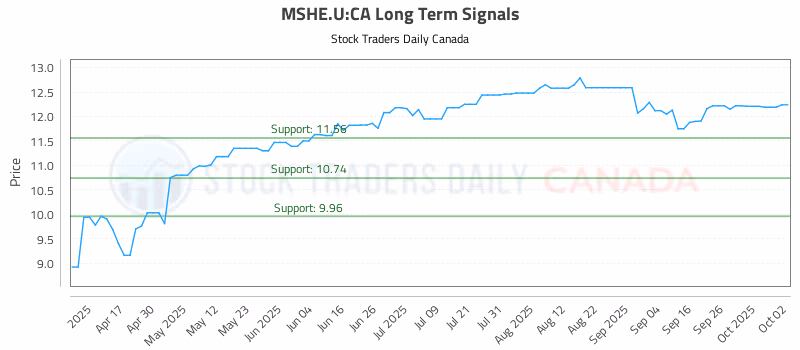 Stock Chart for MSHE.U:CA