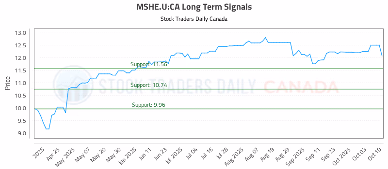 Stock Chart for MSHE.U:CA