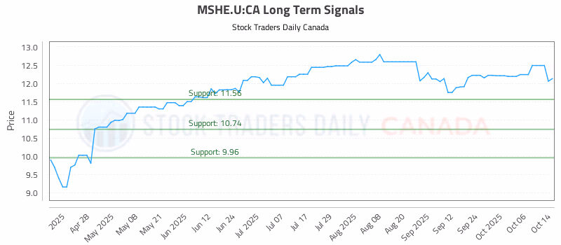 Stock Chart for MSHE.U:CA