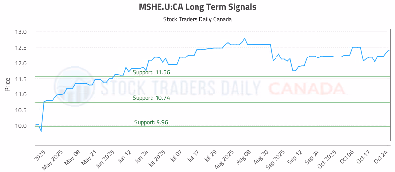 Stock Chart for MSHE.U:CA
