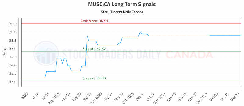 Stock Chart for MUSC:CA