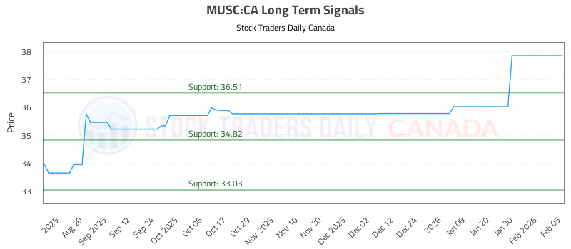 Stock Chart for MUSC:CA