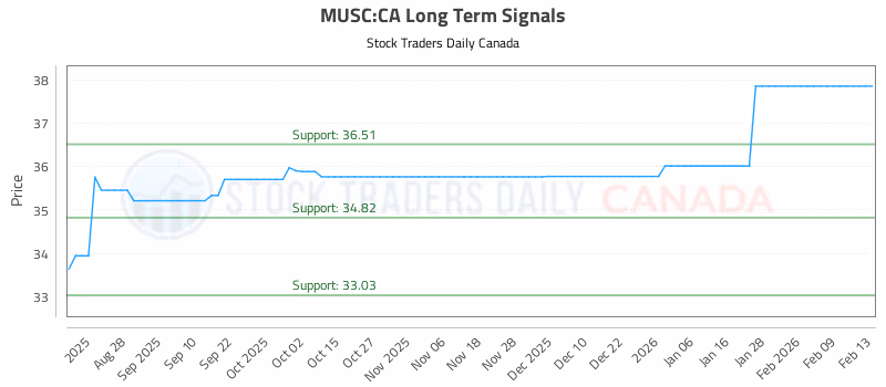 Stock Chart for MUSC:CA