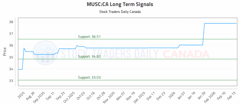 Stock Chart for MUSC:CA