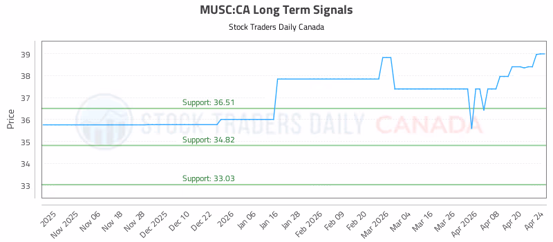 Stock Chart for MUSC:CA