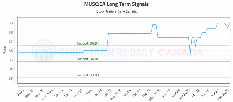 Stock Chart for MUSC:CA