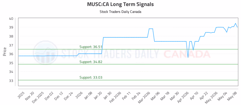 Stock Chart for MUSC:CA
